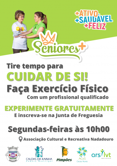 Gin&aacute;stica s&eacute;nior no Nadadouro