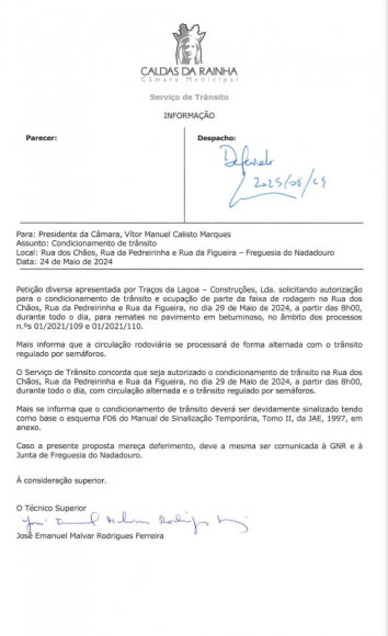 Informa&ccedil;&atilde;o de condicionamento de tr&acirc;nsito