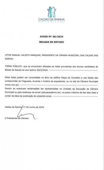 Bolsas de Estudo 2024