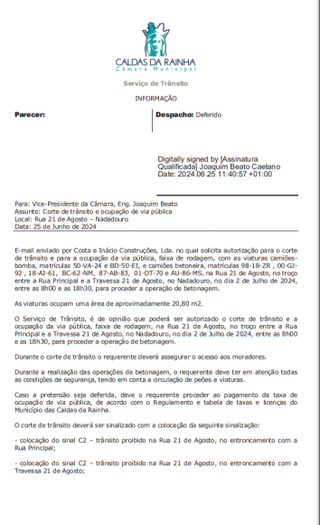 Corte de tr&acirc;nsito e ocupa&ccedil;&atilde;o de via p&uacute;blica