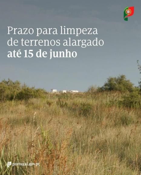 LIMPEZA DOS TERRENOS - Prazo alargado