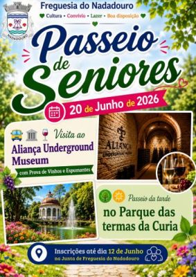 PASSEIO DOS SENIORES 2026 - 20 DE JUNHO - INSCRI&Ccedil;&Otilde;ES ABERTAS